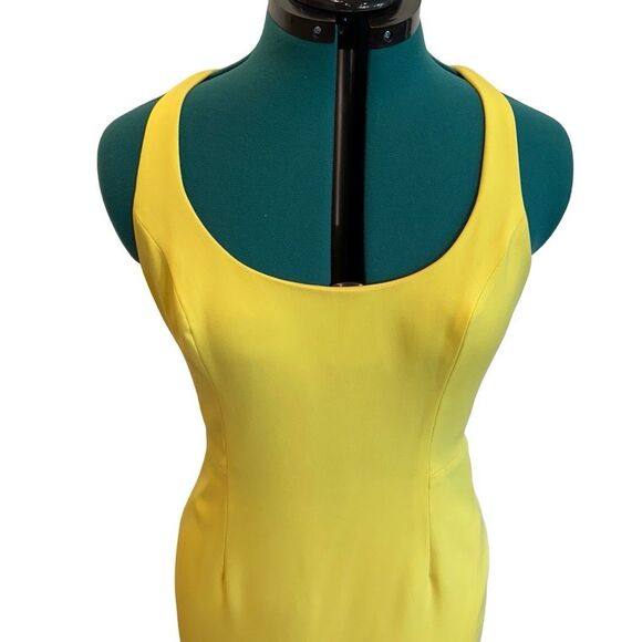 Jay Godfrey Yellow Witherspoon dress- size 8 - Picture 6 of 10